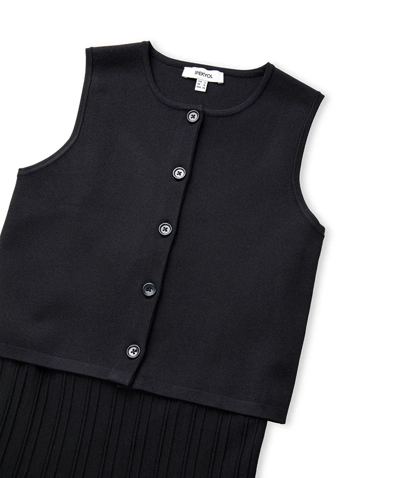 Ipekyol  Pleated Knit Midi Dress for Women | Best Price UAE